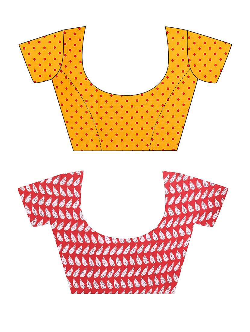 women pack of 2 casual wear combo sarees with blouse - 21479664 -  Standard Image - 2