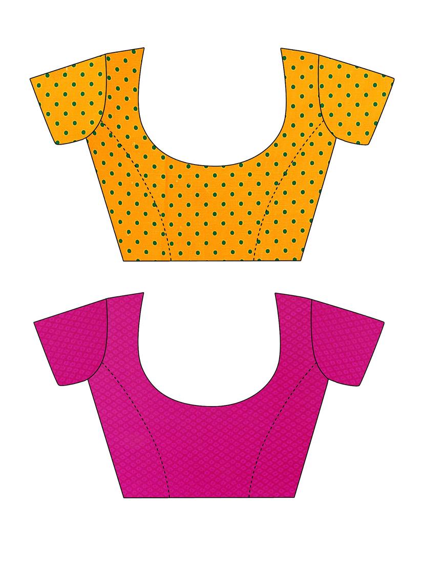 women pack of 2 casual wear combo sarees with blouse - 21479675 - Standard Image - 2