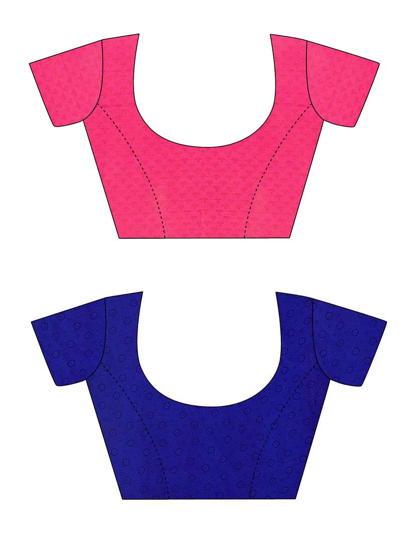 women pack of 2 casual wear combo sarees with blouse - 21479698 -  Standard Image - 2