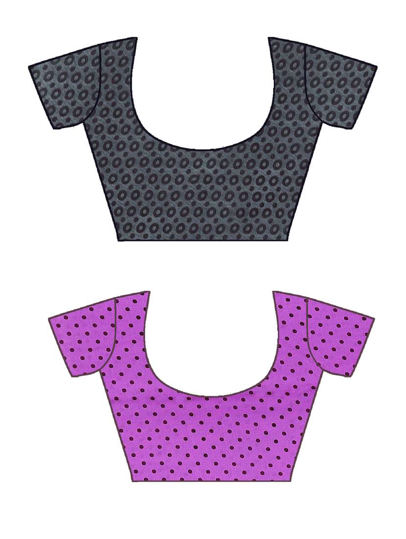 women pack of 2 casual wear combo sarees with blouse - 21479708 -  Standard Image - 2