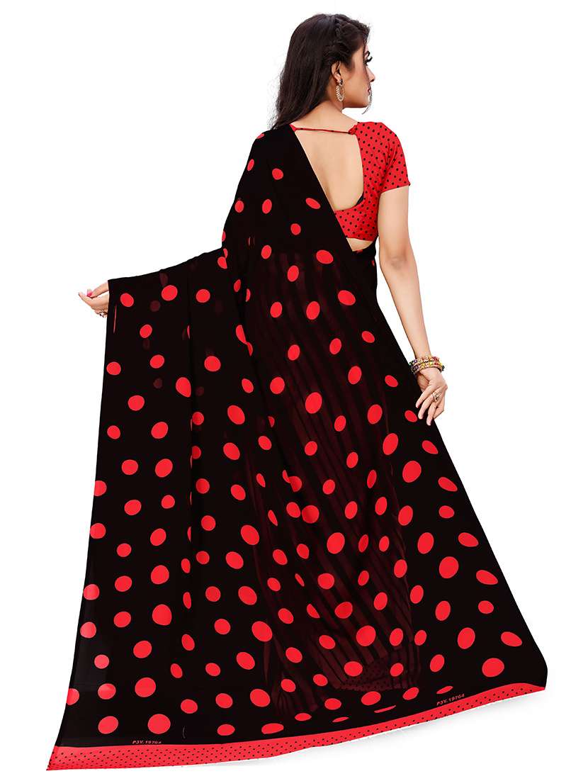 women casual wear georgette saree with blouse - 21480659 -  Standard Image - 2