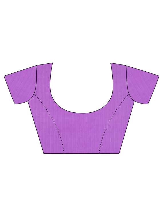 women purple printed saree with blouse - 21480907 -  Standard Image - 2