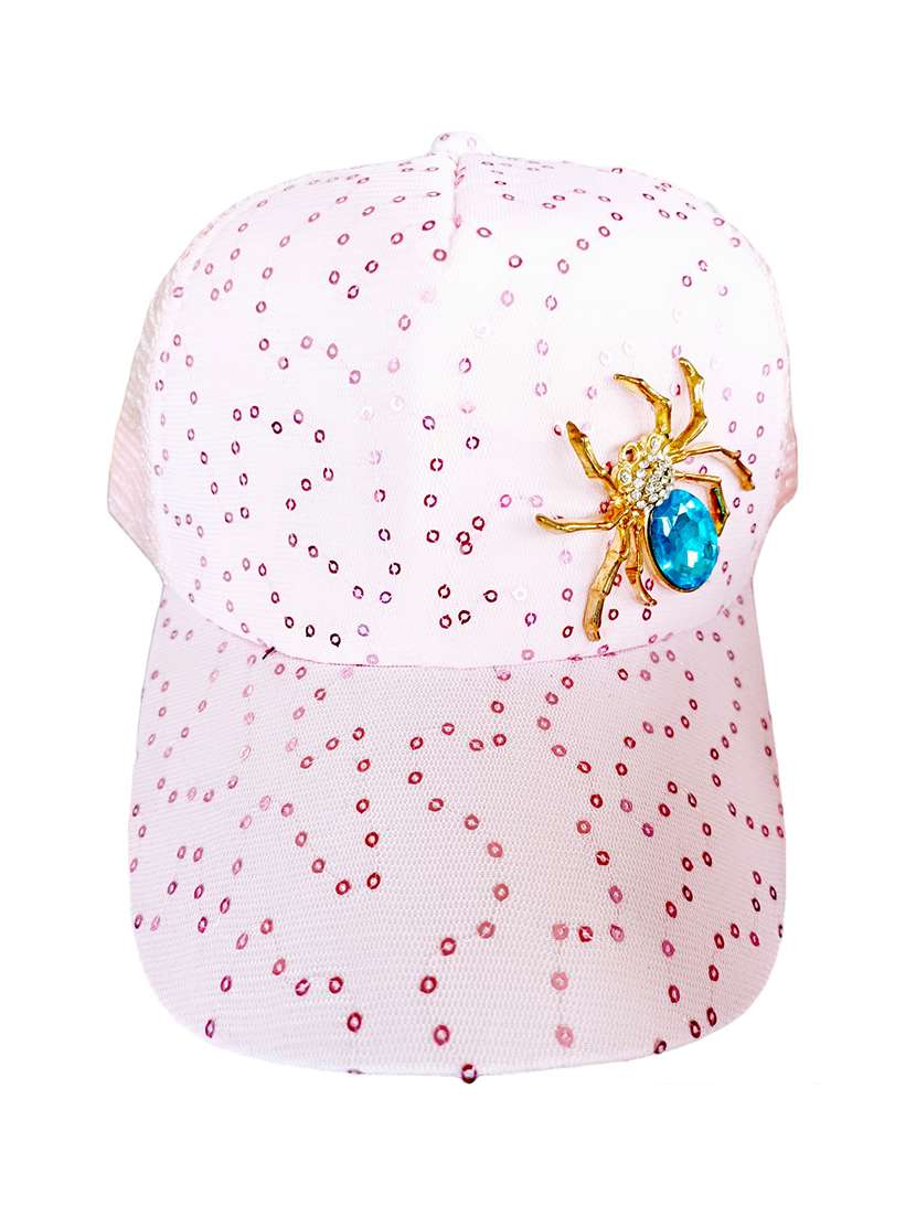 women pink polyester cap - 21482104 - Zoom Image - 0