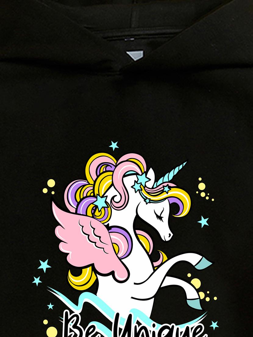 girls hooded neck long sleeves sweatshirts - 21482802 - Standard Image - 2