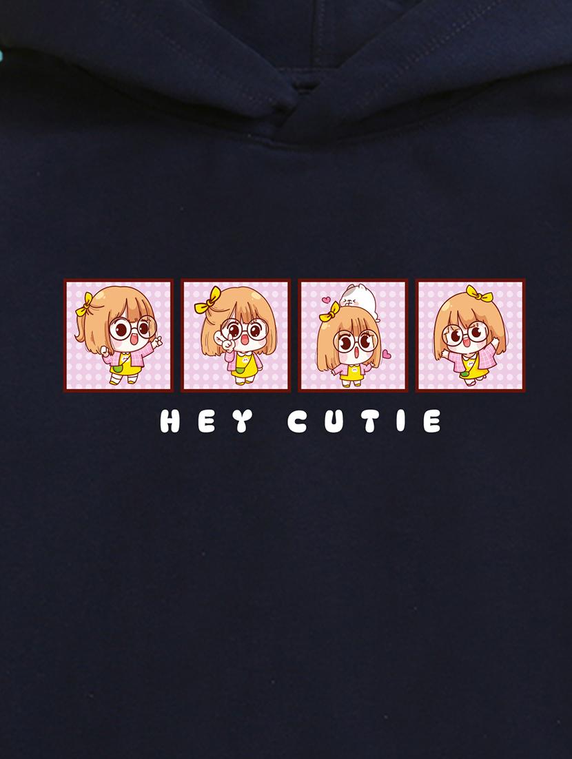 girls hooded neck long sleeves sweatshirts - 21482839 - Standard Image - 2