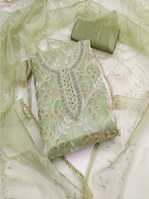 women embroidered unstitched suit set - 21482991 - Standard Image - 0