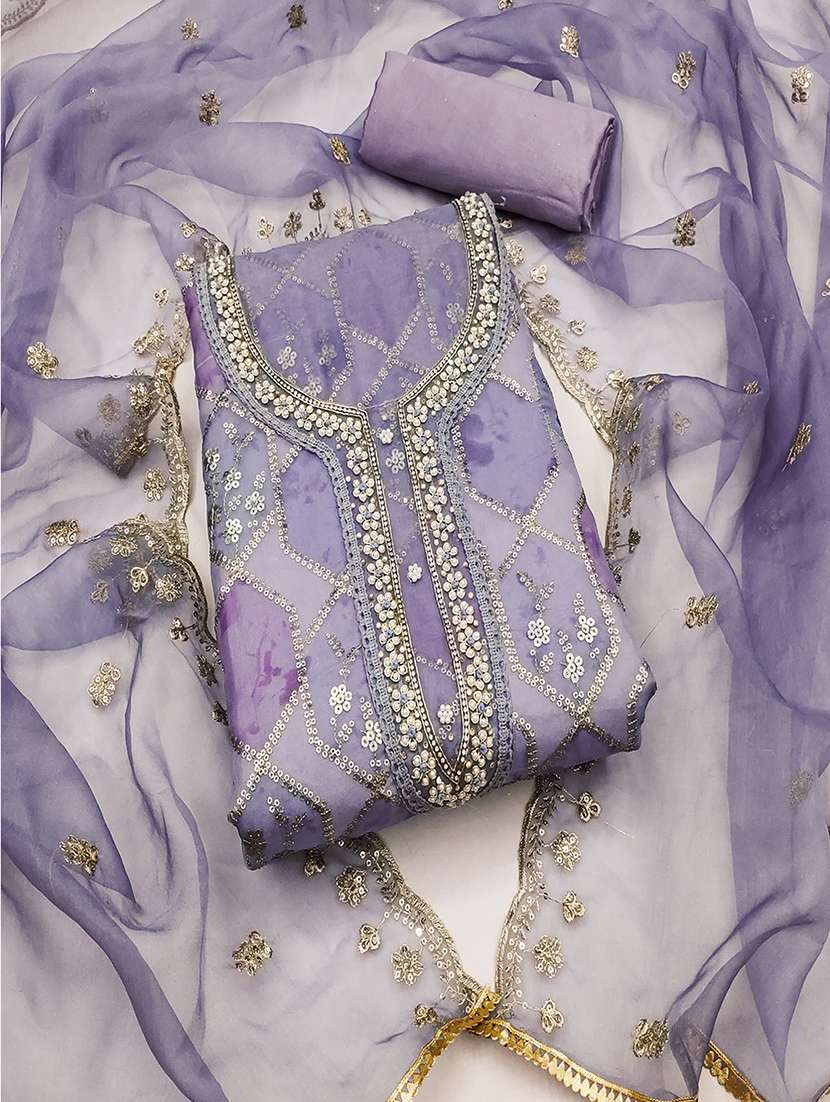 women embroidered unstitched suit set - 21483064 -  Zoom Image - 0