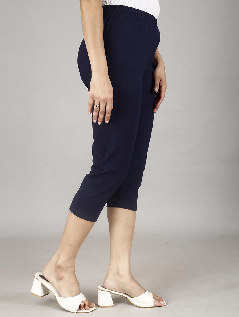 women high rise solid capri combo (pack of 2) - 21483093 - Standard Image - 2