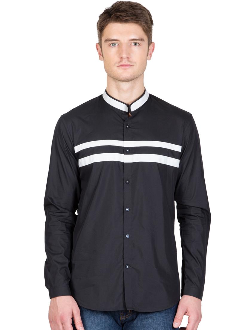 men long sleeved striped casual shirt - 21483147 -  Zoom Image - 0