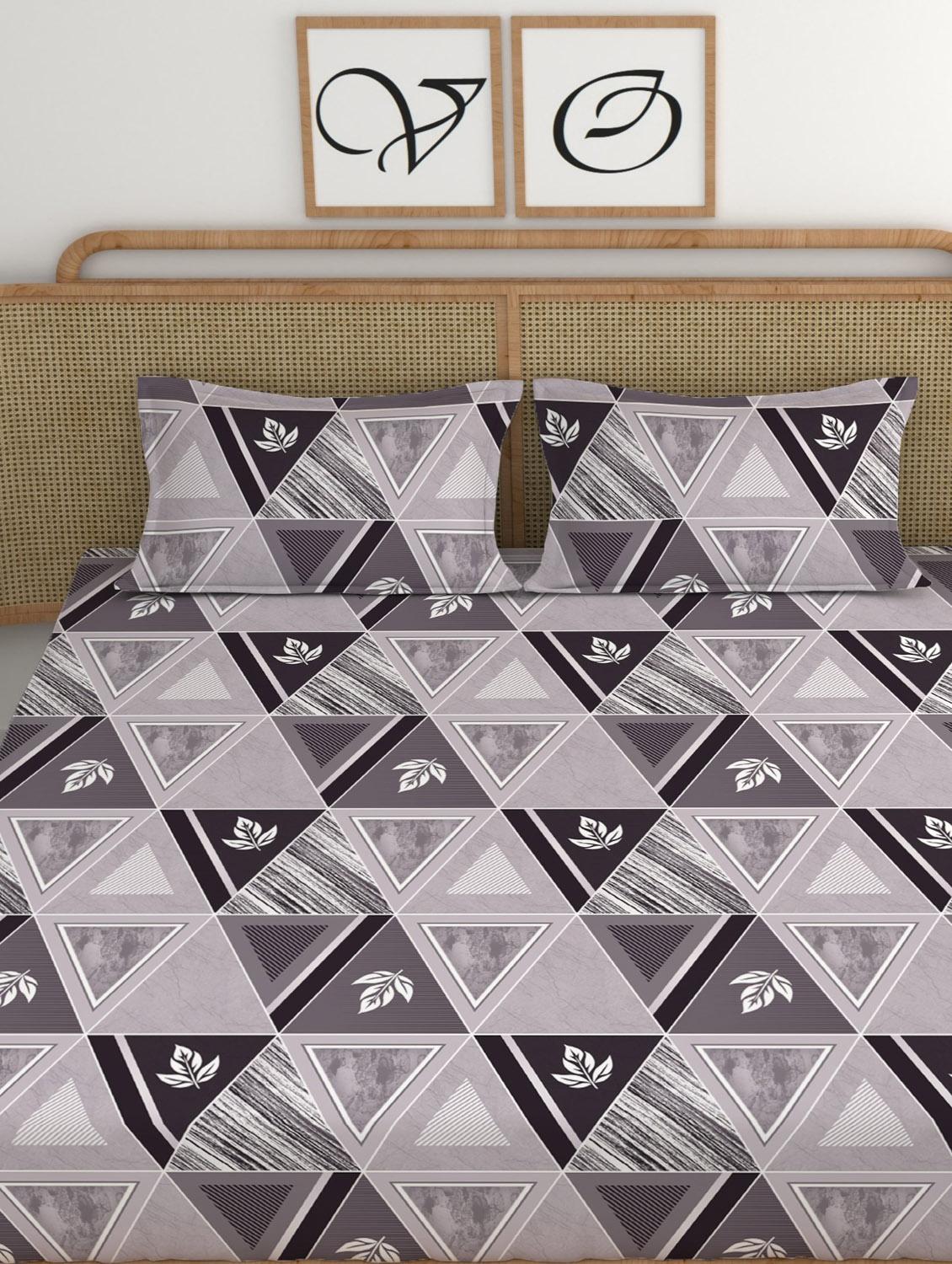 chhavi india 210 tc double king bedsheet - 21483244 - Standard Image - 2