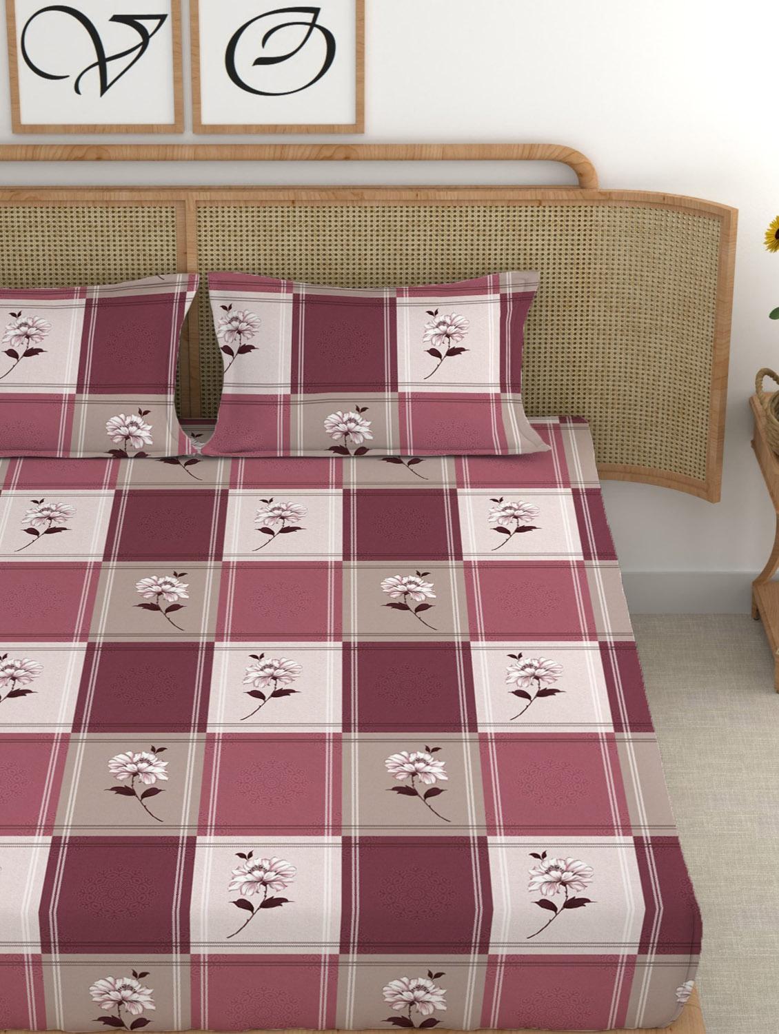 chhavi india 210 tc double king bedsheet - 21483361 - Standard Image - 2