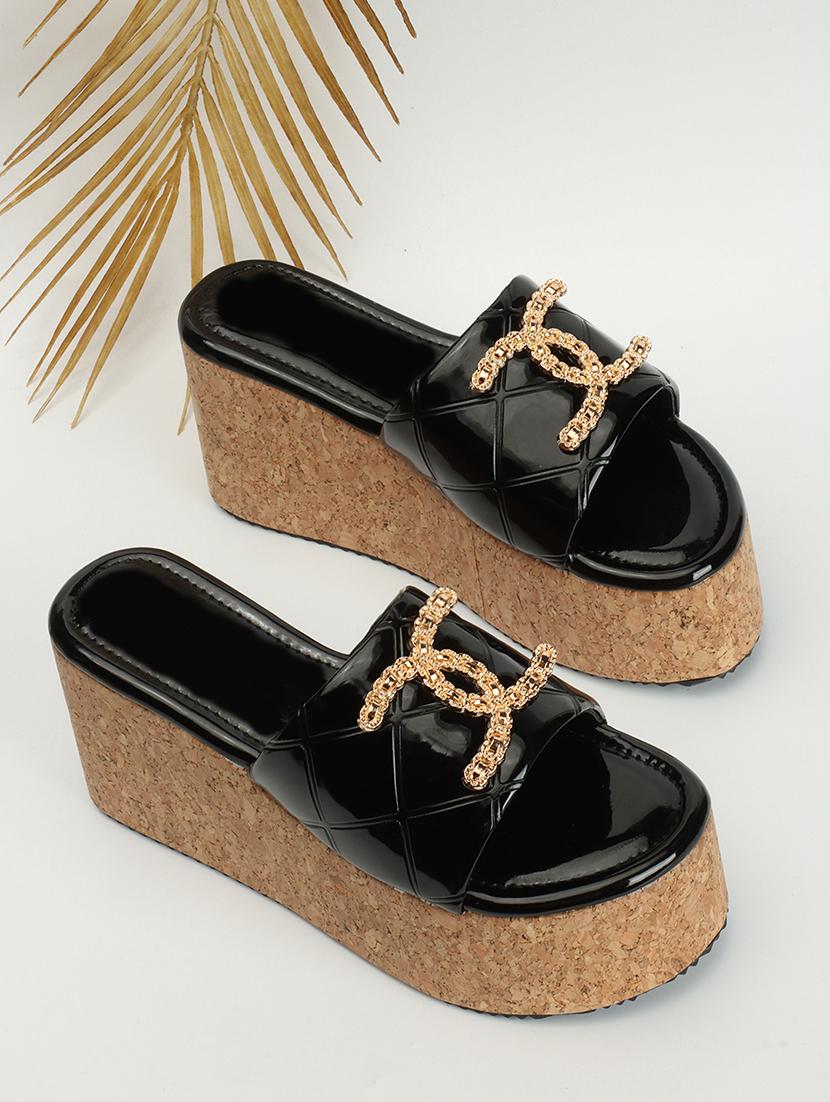 women black platforms wedge - 21483399 -  Zoom Image - 0