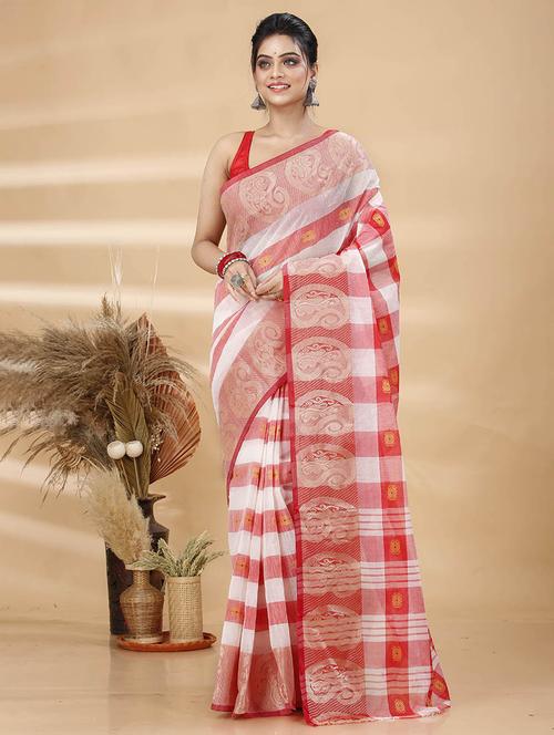 women self design tant saree - 21483503 - Standard Image - 0