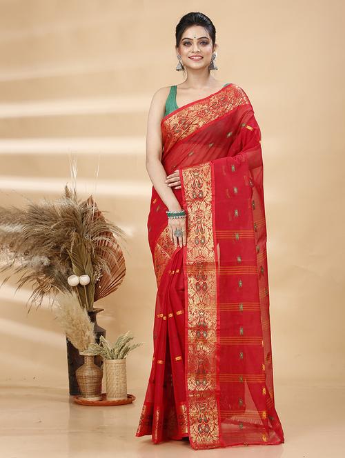 women self design tant saree - 21483506 - Standard Image - 0