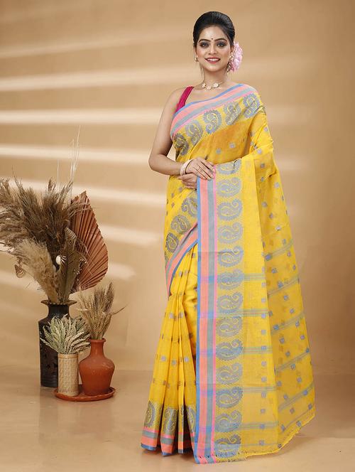 women self design tant saree - 21483511 - Standard Image - 0