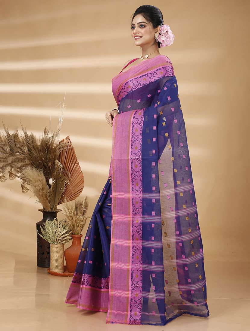 women self design tant saree - 21483514 - Standard Image - 2