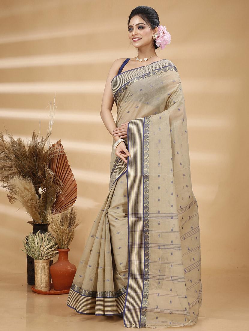 women self design tant saree - 21483523 - Standard Image - 2