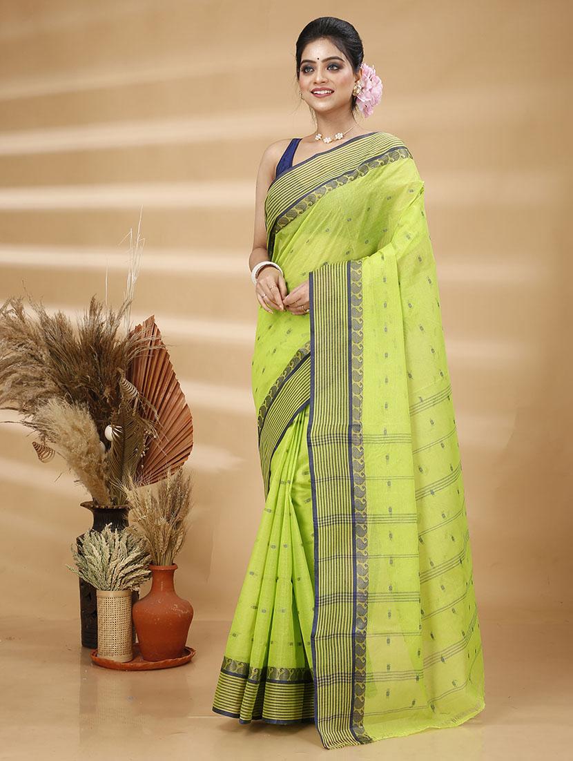 women self design tant saree - 21483524 - Standard Image - 2