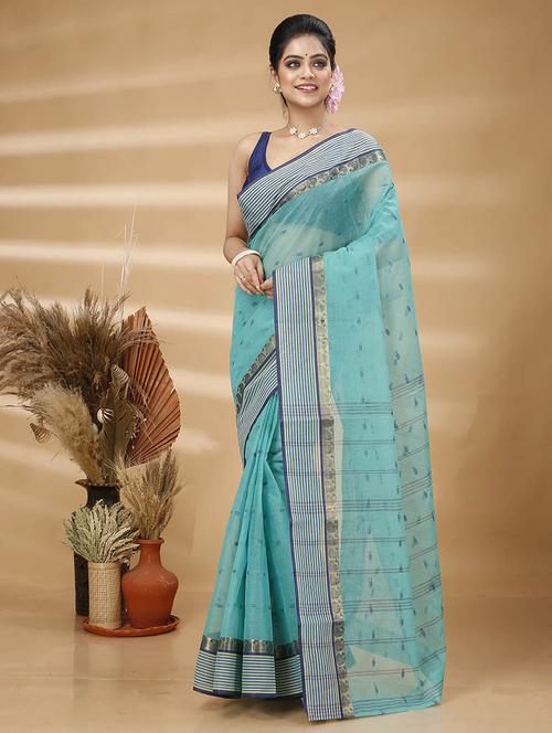 women self design tant saree - 21483525 - Standard Image - 0