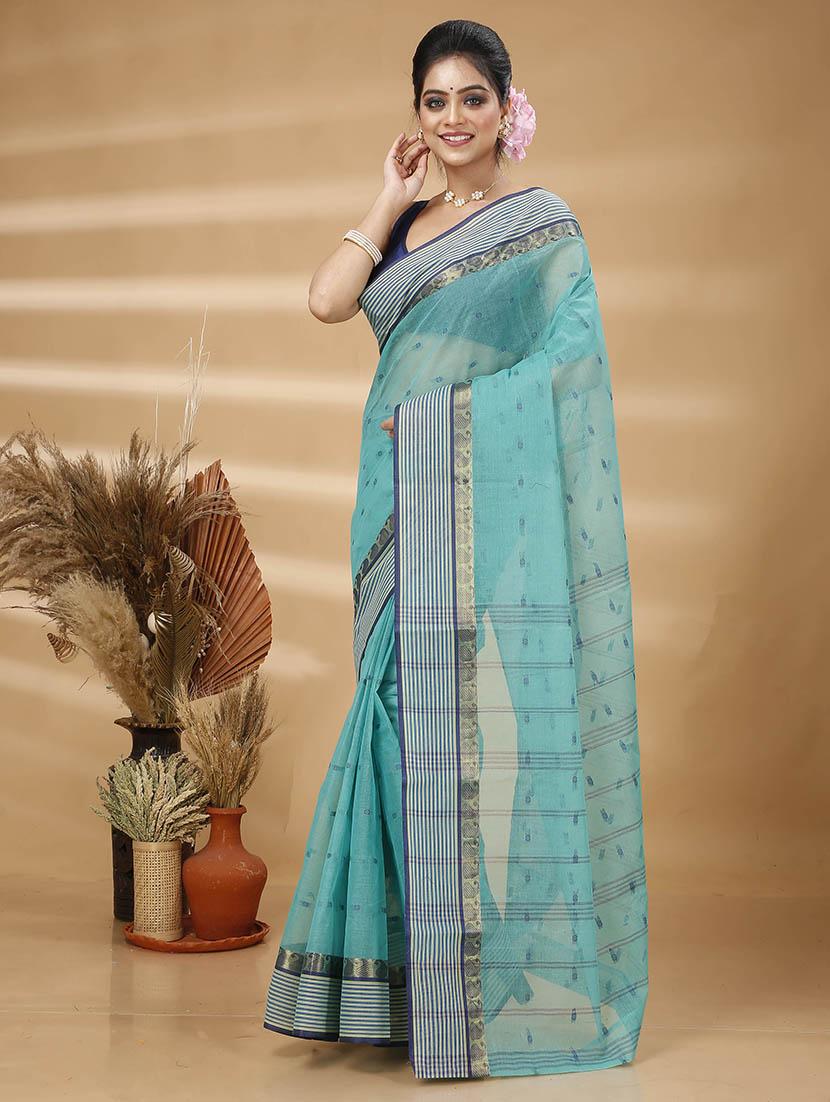women self design tant saree - 21483525 - Standard Image - 2
