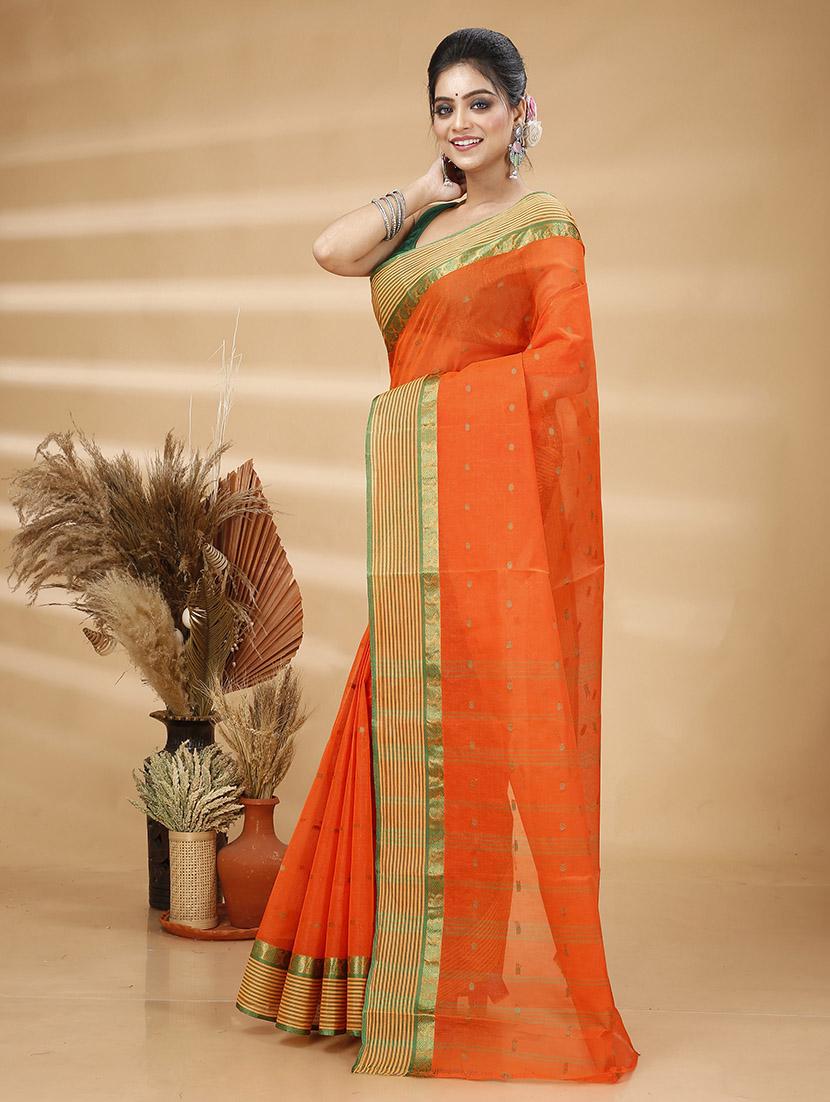 women self design tant saree - 21483526 - Standard Image - 2