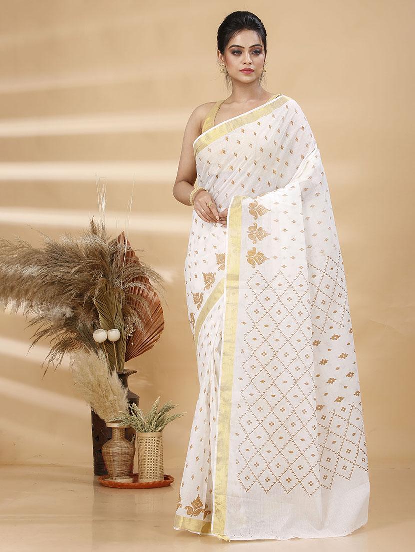 women self design tant saree - 21483532 - Zoom Image - 0