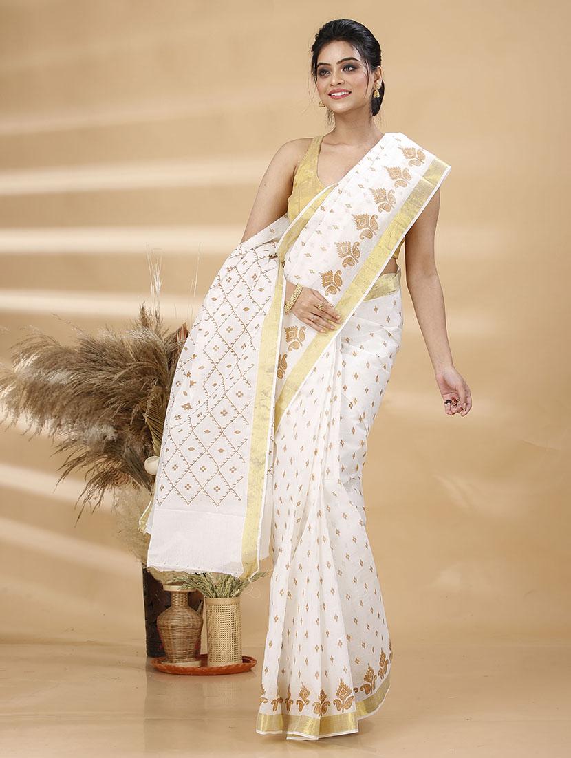 women self design tant saree - 21483532 - Standard Image - 2