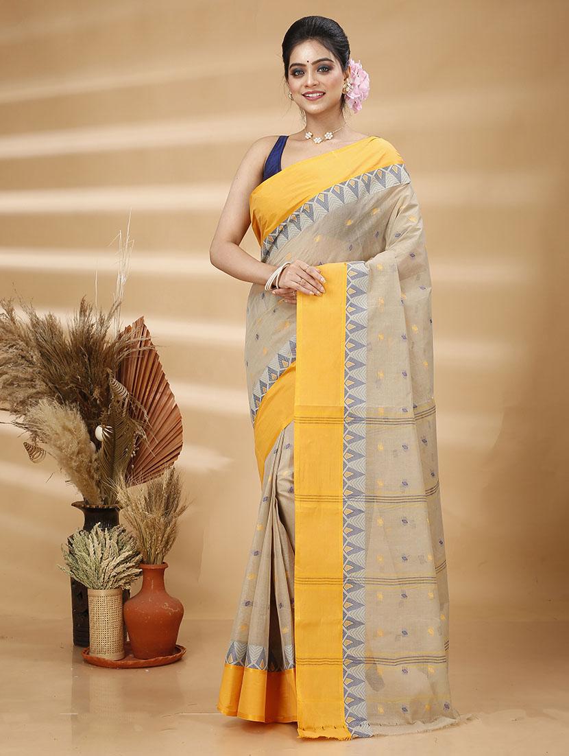 women self design tant saree - 21483545 -  Zoom Image - 0