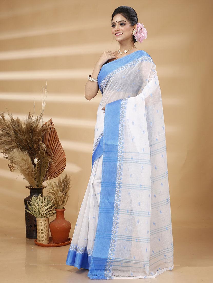 women self design tant saree - 21483549 - Standard Image - 2