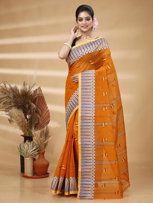 women self design tant saree - 21483567 -  Standard Image - 0