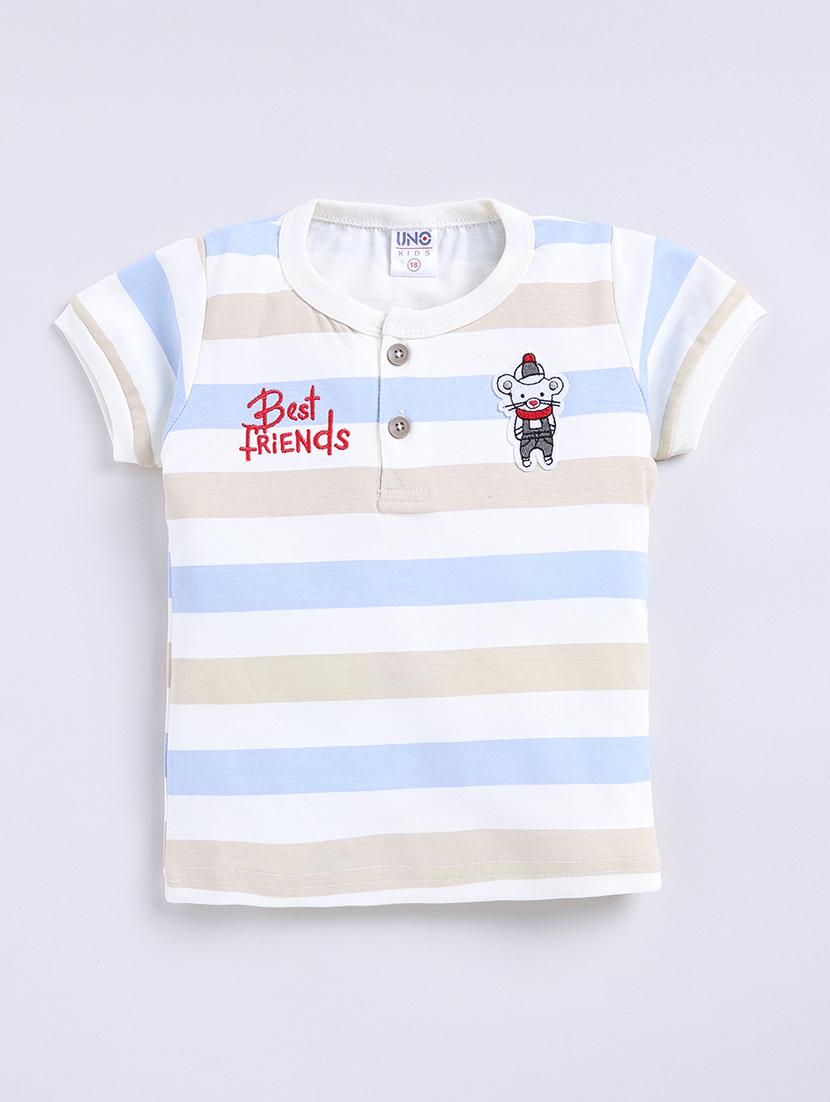 kids white cotton shorts set - 21484597 - Standard Image - 2