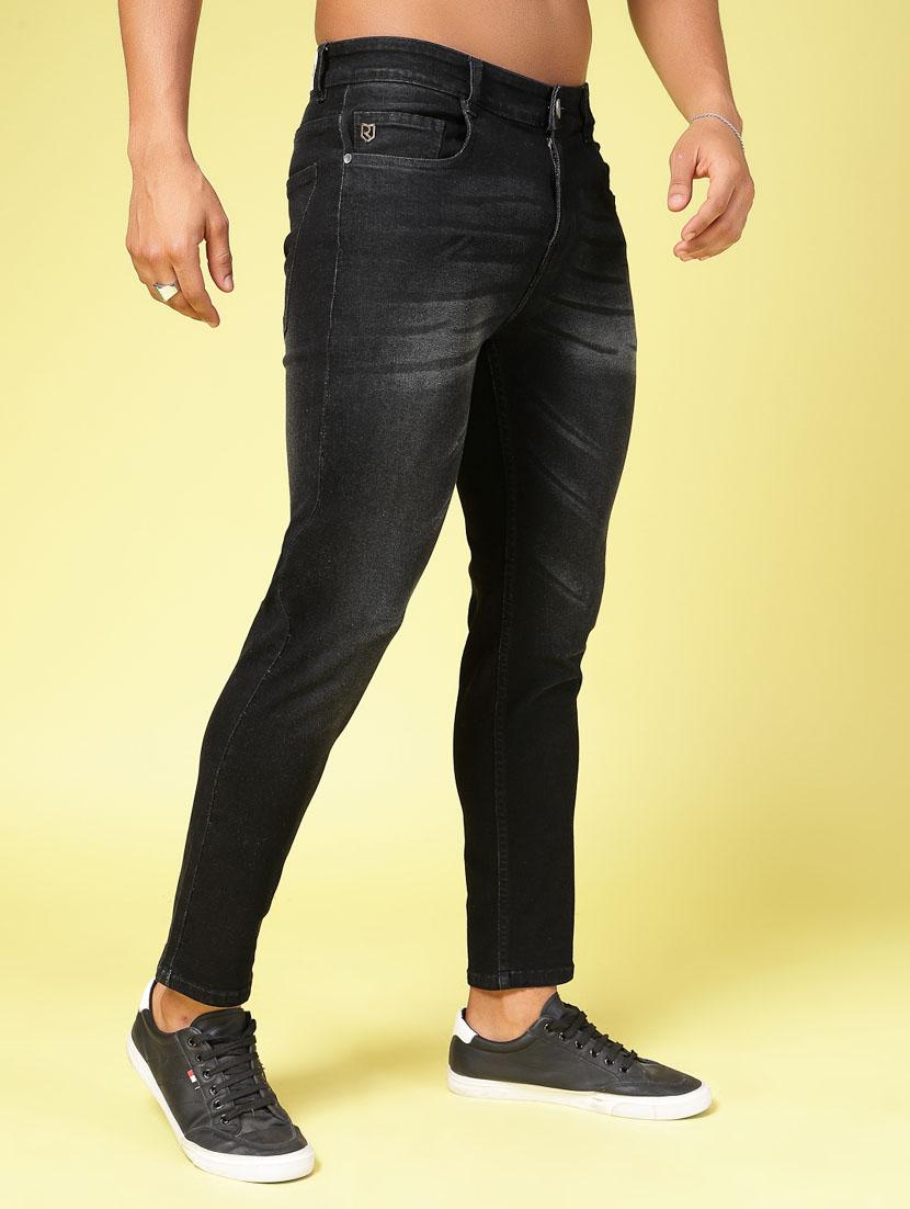 men black denim jeans - 21484908 - Standard Image - 2