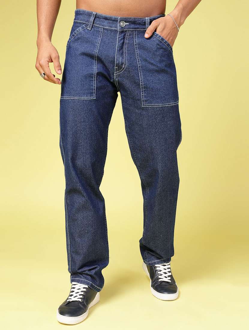 men blue denim jeans - 21484913 -  Zoom Image - 0