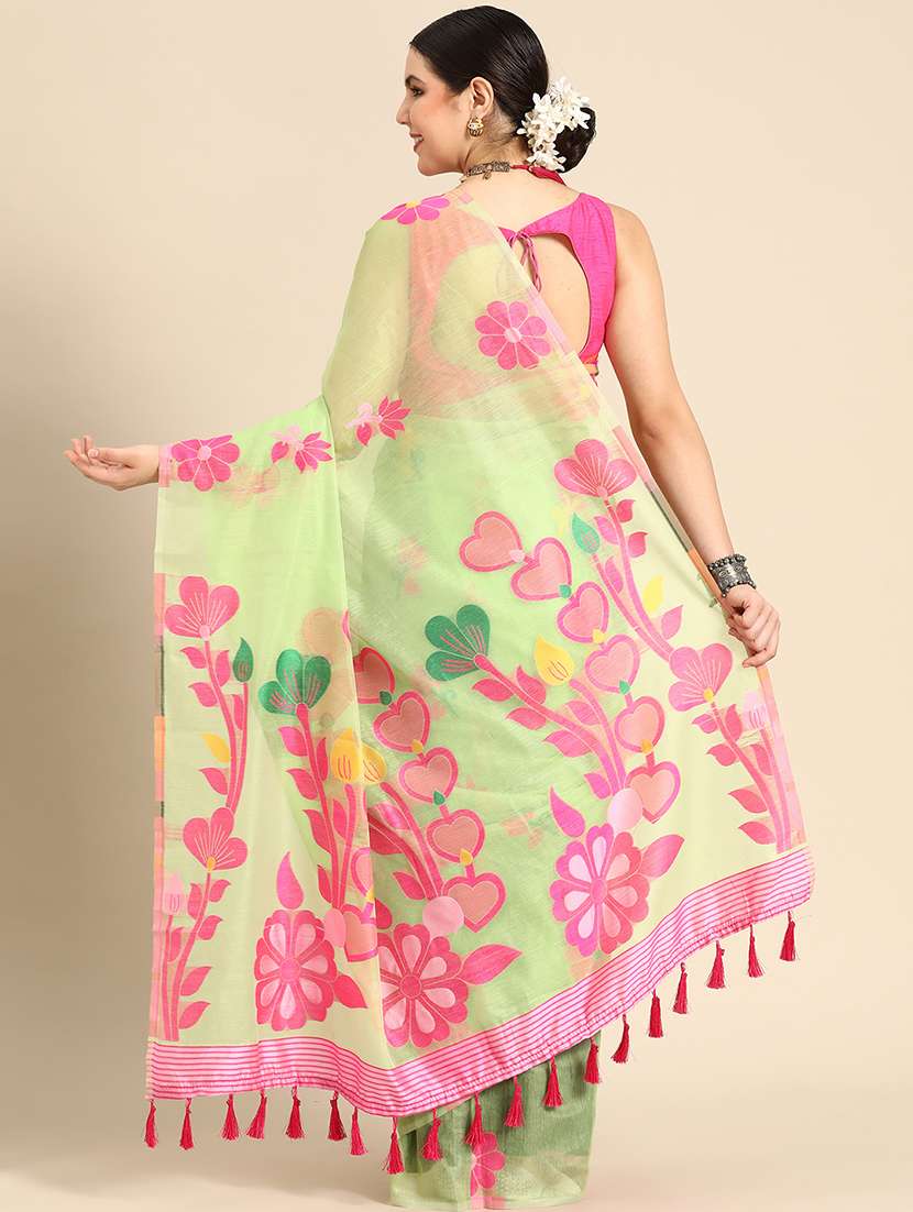 women self design jamdani saree - 21485260 -  Standard Image - 2