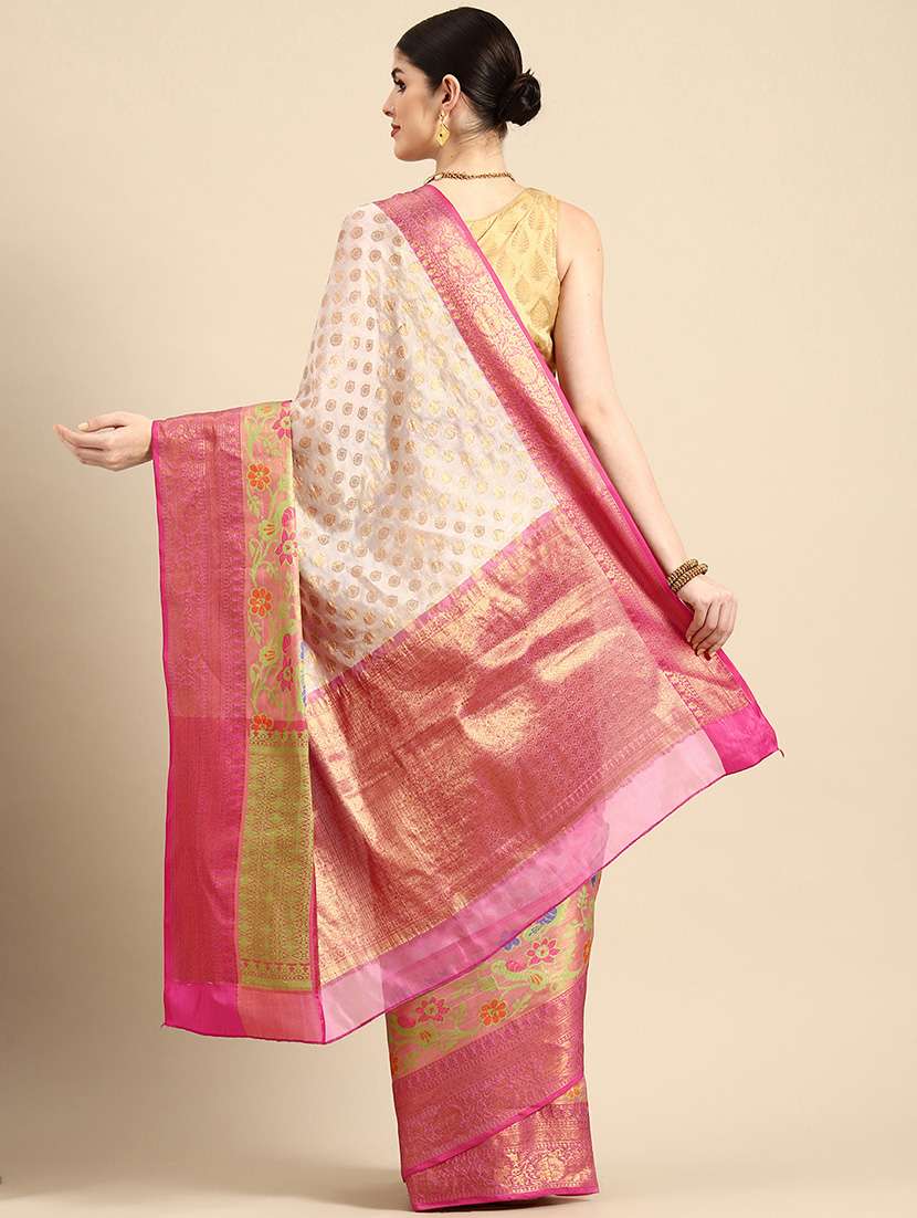 Women Self Design Banarasi Saree - 21485358 -  Standard Image - 2