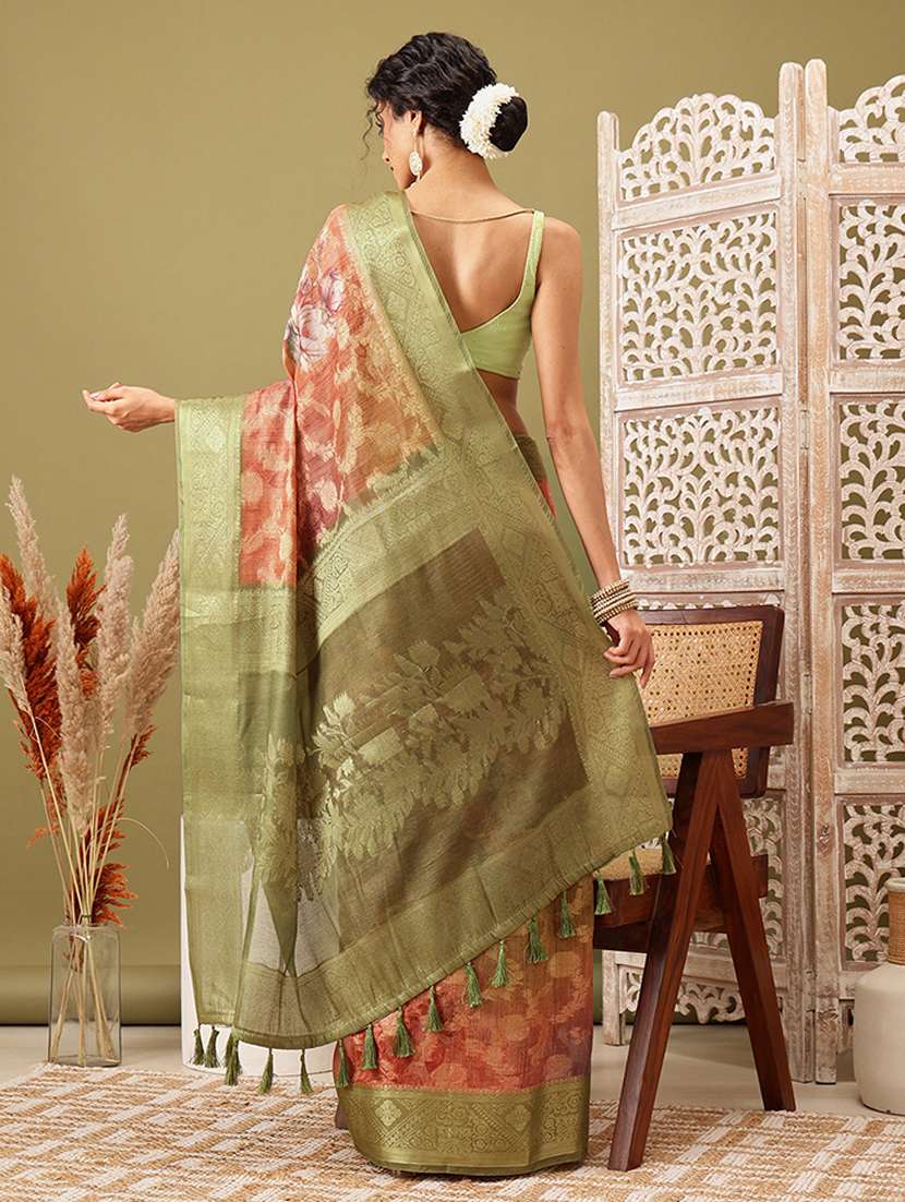 women self-design bordered saree with blouse - 21485858 -  Standard Image - 2