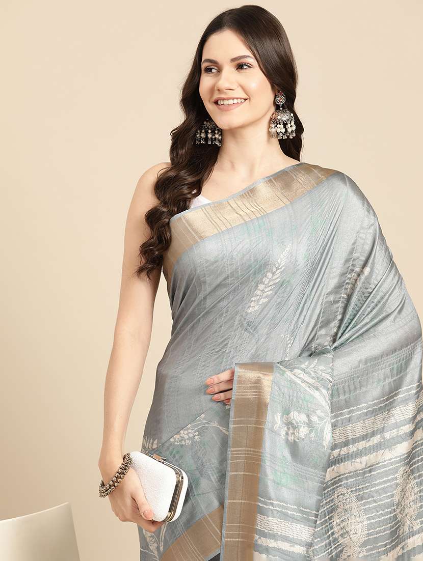 women self-designed mysore silk saree - 21486046 -  Standard Image - 2