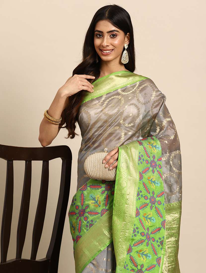 women self-designed mysore silk saree - 21486053 -  Standard Image - 2