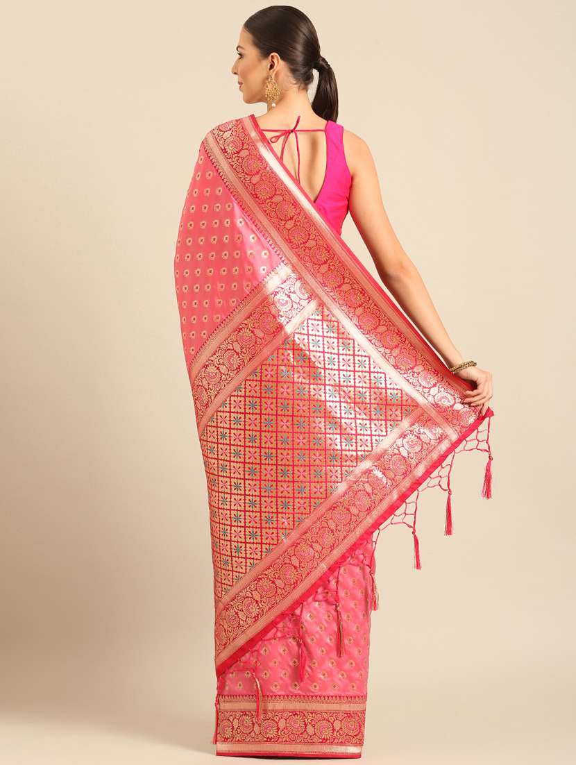 women self design banarasi saree with blouse - 21486249 -  Standard Image - 2