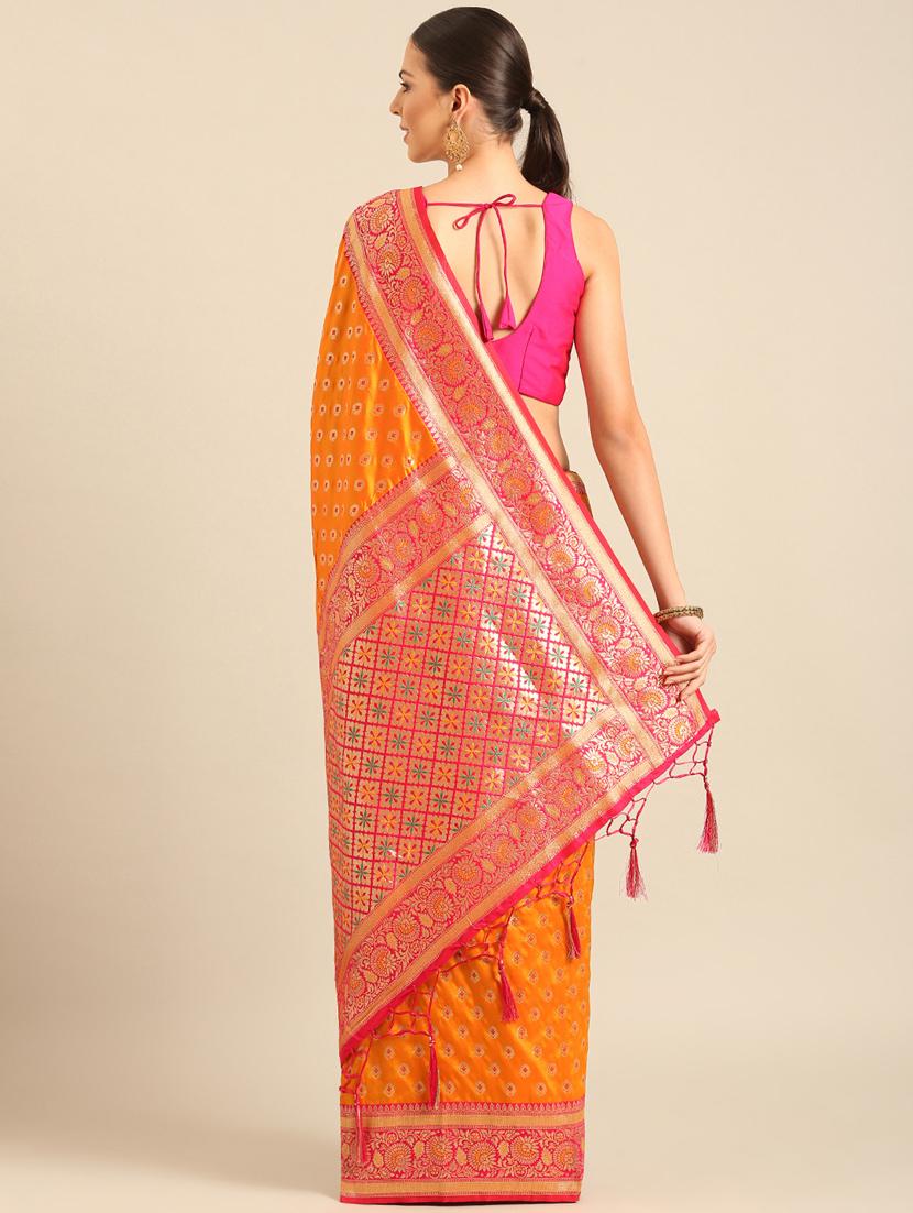 women self design banarasi saree with blouse - 21486251 - Standard Image - 2