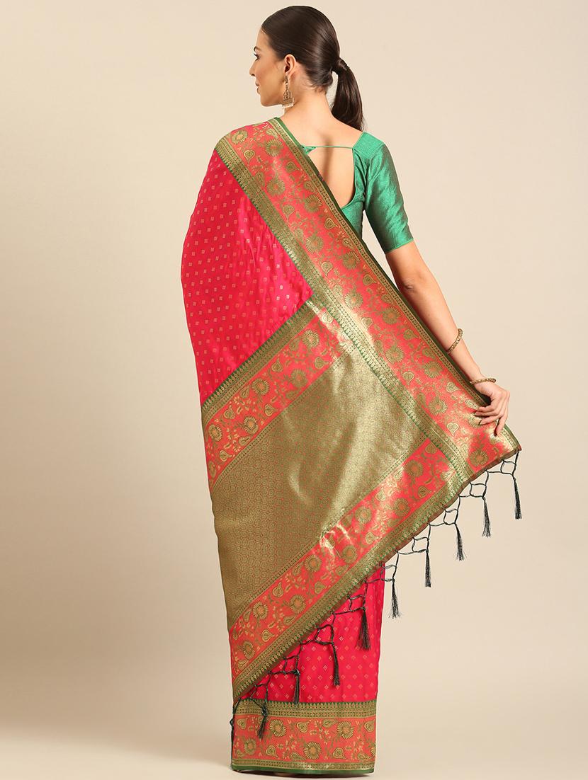 women self design banarasi saree with blouse - 21486252 - Standard Image - 2