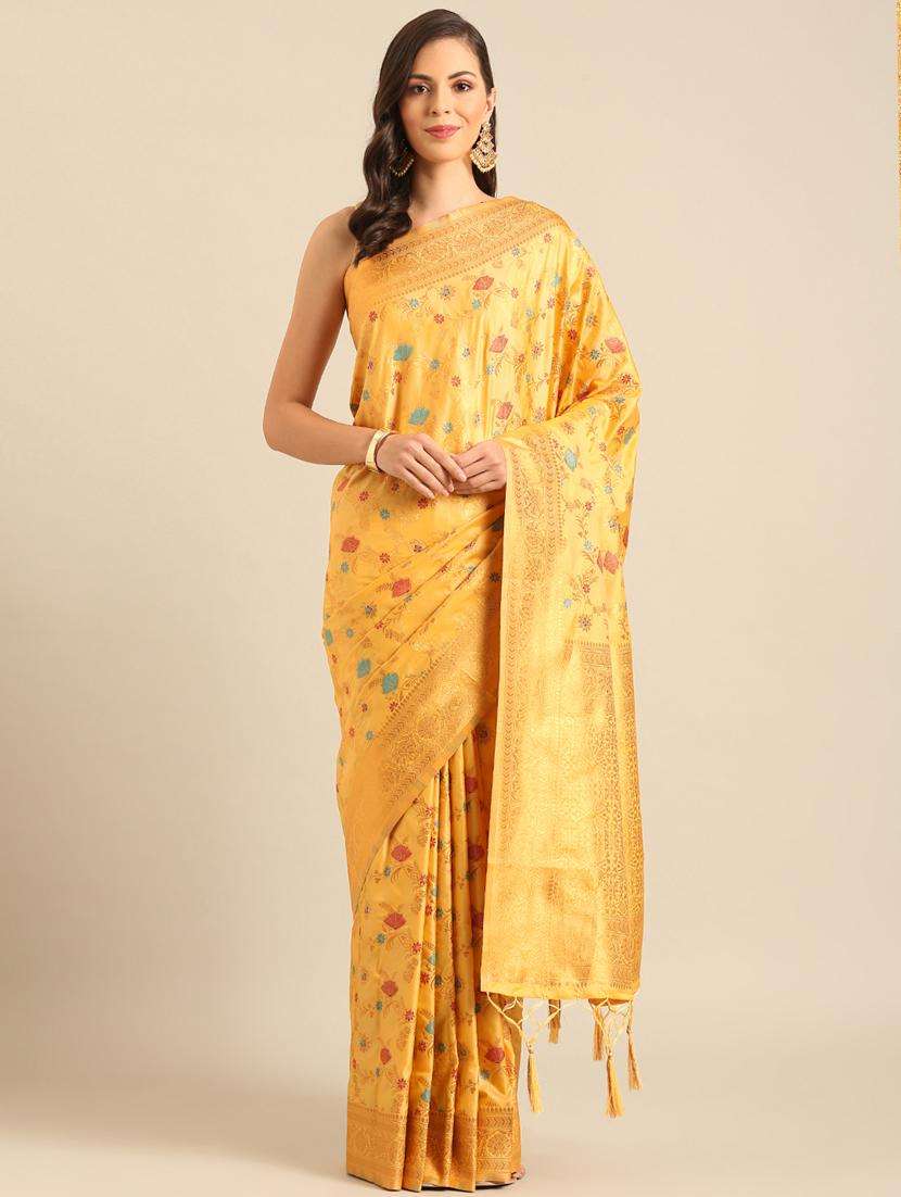 women self design banarasi saree with blouse - 21486255 -  Standard Image - 2