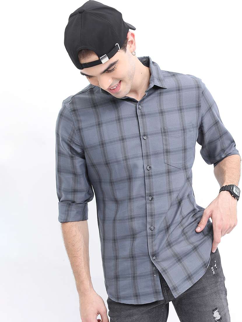 men printed collared casual shirt - 21486929 -  Standard Image - 2