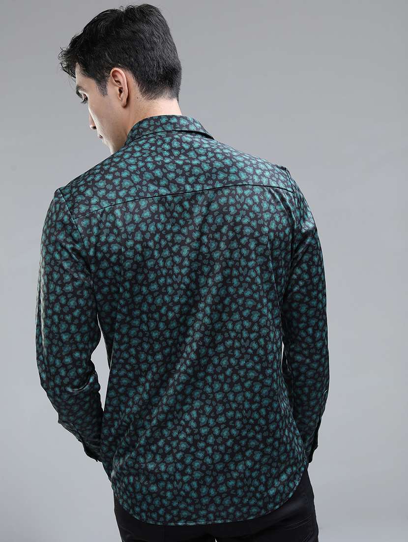 men printed collared casual shirt - 21487036 -  Standard Image - 2