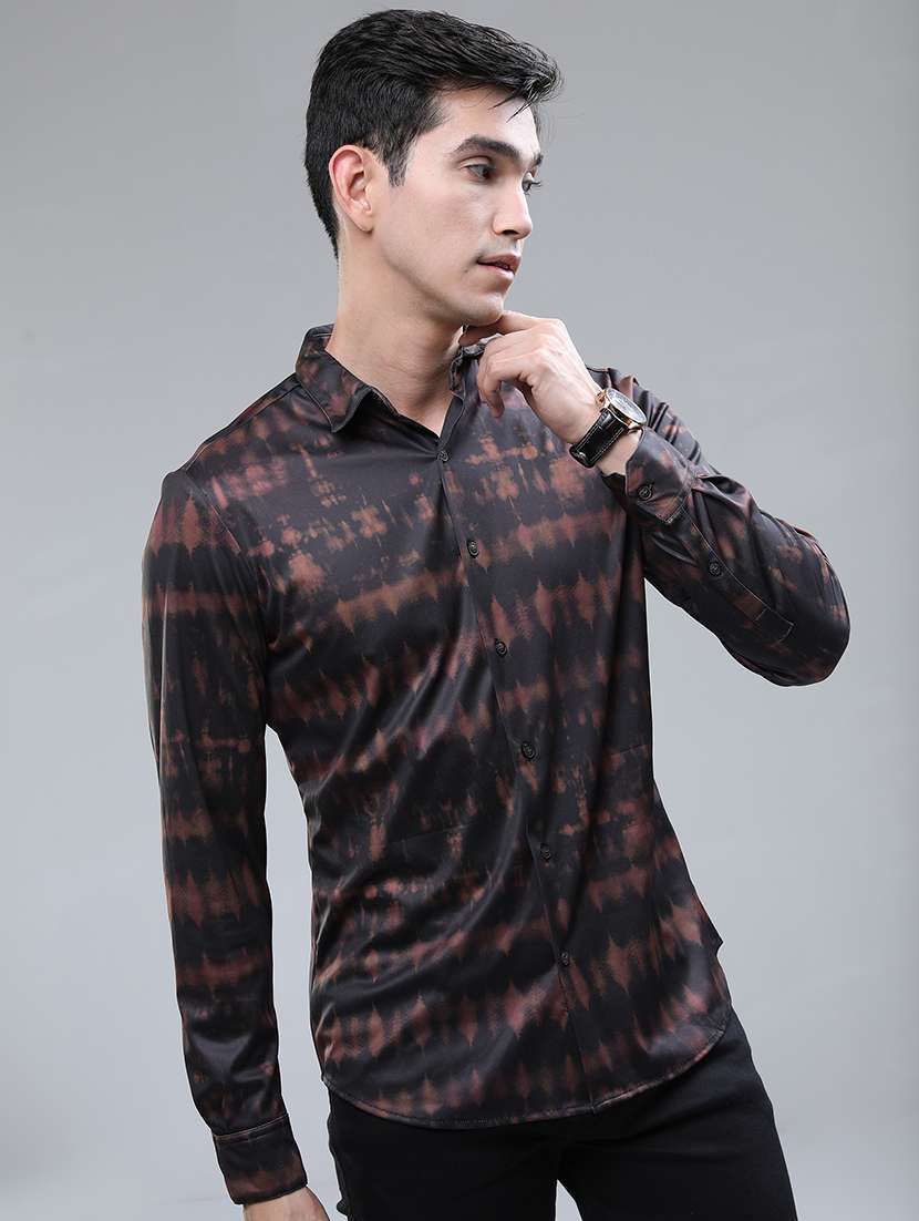 men printed collared casual shirt - 21487038 - Zoom Image - 0