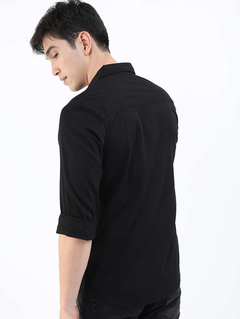 men printed collared casual shirt - 21487056 -  Standard Image - 2