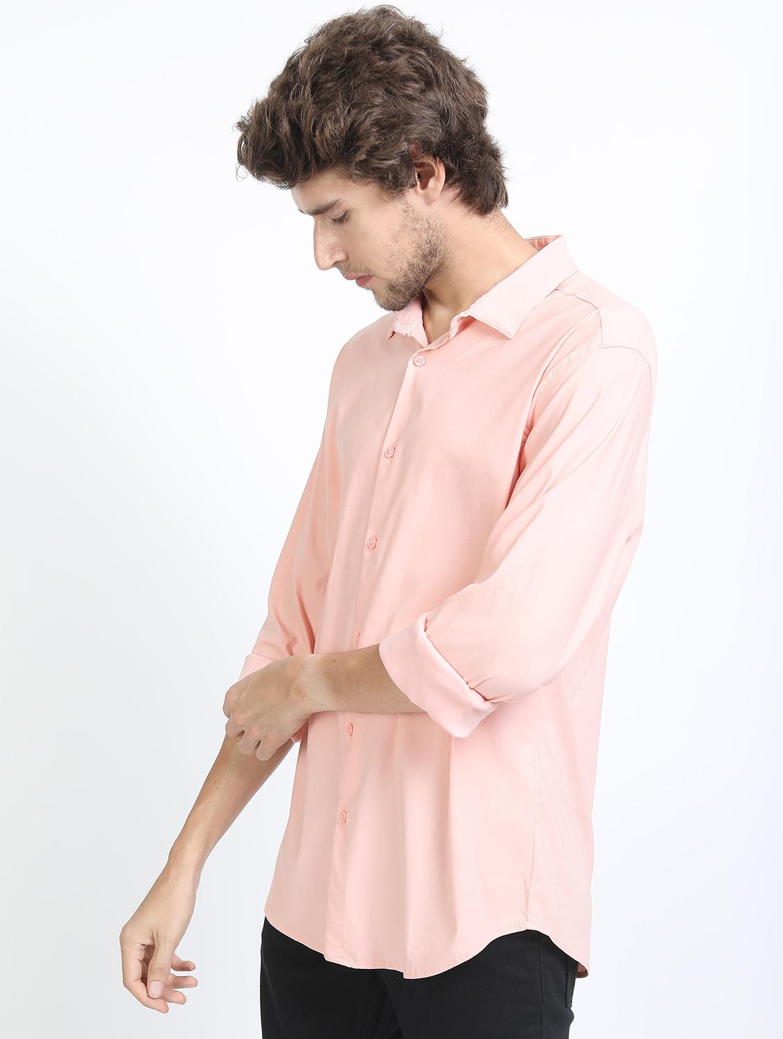 men collared long sleeves casual shirt - 21487209 - Standard Image - 2