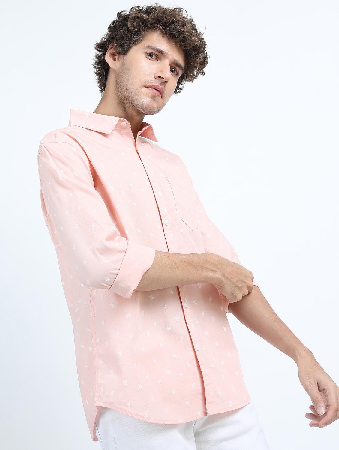 men collared long sleeves casual shirt - 21487341 - Standard Image - 2