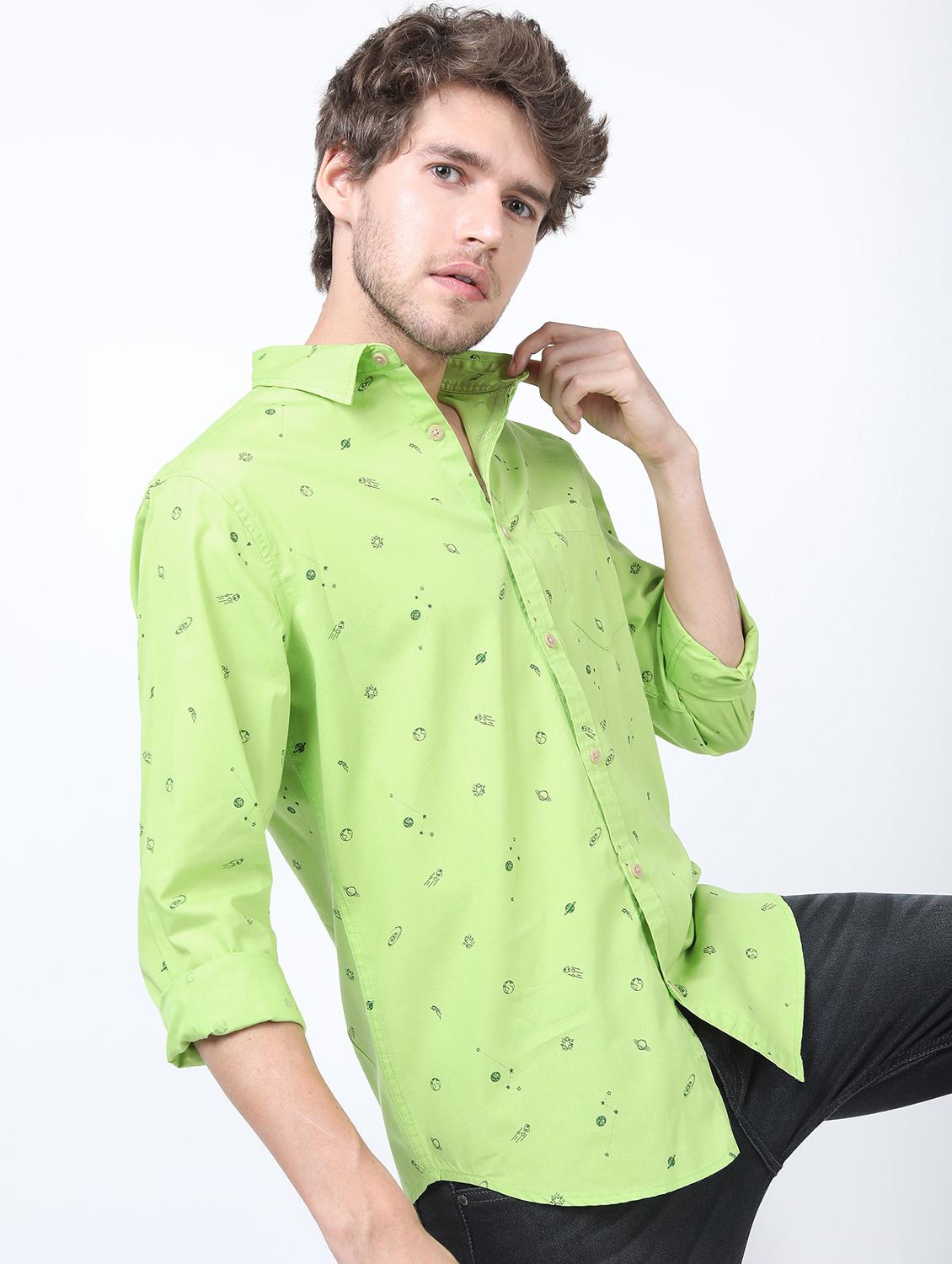 men collared long sleeves casual shirt - 21487346 - Standard Image - 2