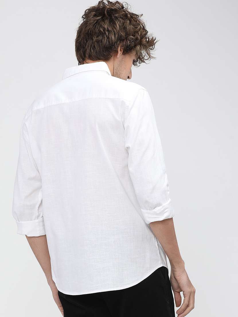 men collared printed casual shirt - 21487577 -  Standard Image - 2